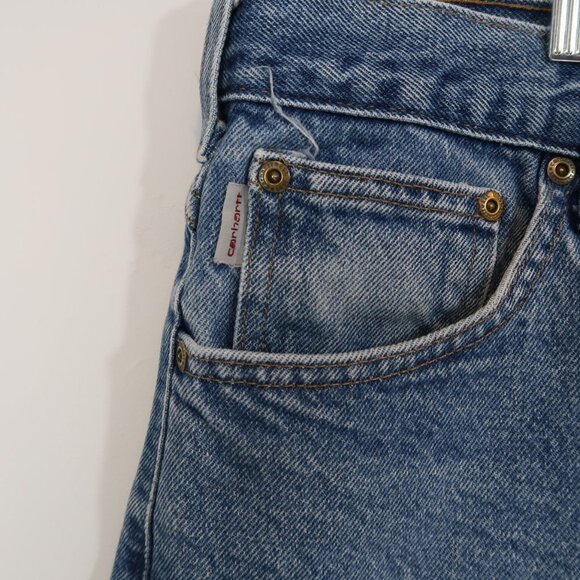 Men's Carhartt Relaxed Fit Taper leg Jeans 42 x 30 - Picture 5 of 7